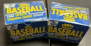 1990 Fleer Update Baseball Sets 2 SETS Factory Sealed (Frank Thomas RC) SHIPS - Picture 1 of 1