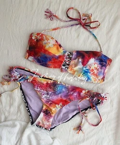 Women Swimming Suits Two Piece Bikini Set for Women Colorful Size L - Picture 1 of 5