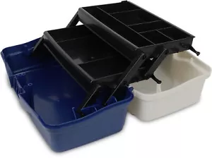 Valise de pêche avec de nombreux compartiments pour accessoires de pêche et petites pièces à l'intérieur - Photo 1/4