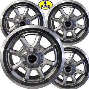 ATV RIM WHEEL some HONDA Pioneer 1000 1000-5 EPS Talon 15x7 4/136 5+2 Gunmetal - Picture 1 of 23