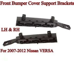 NEW Front Bumper Cover Support Brackets Set LH & RH For 2007-2012 Nissan VERSA - Picture 1 of 11