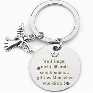 Schlüsselanhänger „Weil Engel nicht überall sein können“ – Liebe / Freundschaft - Bild 1 von 3