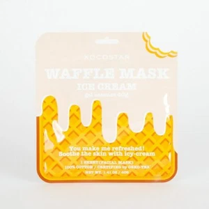 Kocostar Ice Cream Waffle Gel Essence Facial Sheet Mask x 1 (Sensitive Skin) - Picture 1 of 5