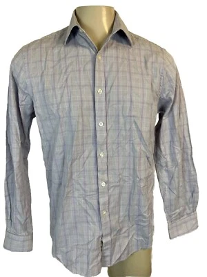 Camisa de vestir Michael Kors gris para hombre. 15 1/2, 32/33. Slim Fit. Manga larga. Foto 1 de 4