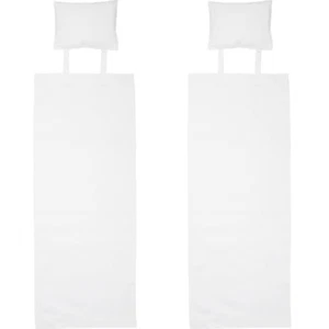 GORGECRAFT 2pz Sedia A Sdraio da Spiaggia in Tela con Cuscino Bianco di Ricambio - Foto 1 di 1