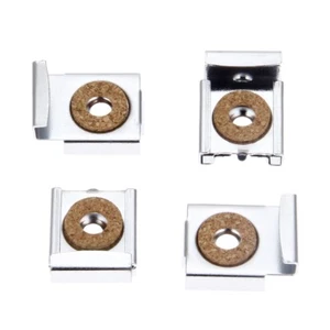 32mm x 24mm Mirror Clips Notice Board Hanging Wall Hook Bracket Holder Frameless - Picture 1 of 12