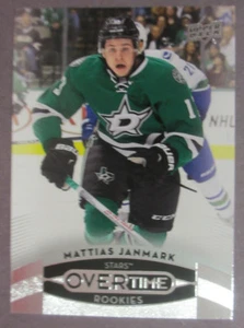 2015-16 Upper Deck Overtime Rookies #168 Mattias Janmark Dallas Stars RC - Picture 1 of 1