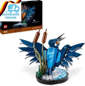 LEGO Icons Eisvogel Modellbausatz Für Erwachsene, Vogel-Modell Fürs Wohnzimmer O - Bild 1 von 12
