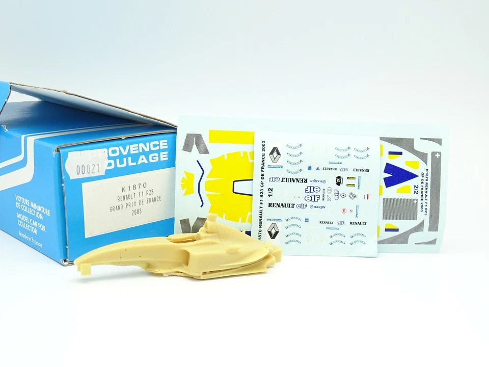 Provence Moulage Kit à Monter 1/43 - F1 Renault R23 France GP 2003 - Photo 1/1