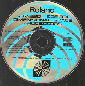 Procesadores espaciales dimensionales Roland CD-RAM-2114US SRV-330-SDE-330 DEMOSTRACIÓN - Imagen 1 de 3