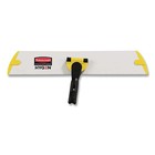 Rubbermaid Commercial HYGEN Q560 HYGEN 17" Aluminum Wet/Dry Mop Frame - YEL New