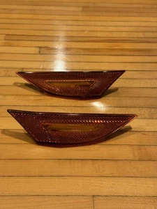 Porsche 911 OEM Side Marker Lights Orange 991 Amber 991.631.258.05 Set - Picture 1 of 8