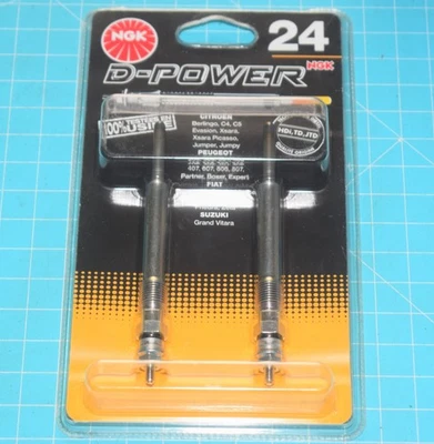 2 spark plugs NGK Y-504J for Peugeot Citroen 2.0 2.2 HDI new - Image 1 of 2