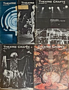 THEATRE CRAFTS MAGAZINE - LOT OF 5 - (1971) JAN/FEB, MAR/APR, SEP, OCT, NOV/DEC - Imagen 1 de 6