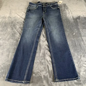 Wallflower Luscious Curvy Fit Women Stretch Bootcut Jeans Size 16 W Long Pant - Picture 1 of 12