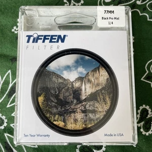 Tiffen 77mm Black Pro Mist 1/4 Filter - Picture 1 of 5
