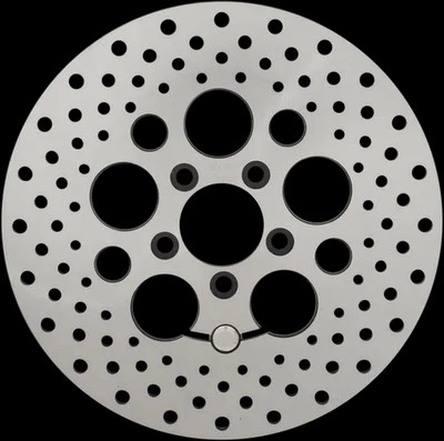 DS 10 Rear Brake Rotor Disc Drilled for Harley Davidson Road King Classic 08-13 - Image 1 of 3