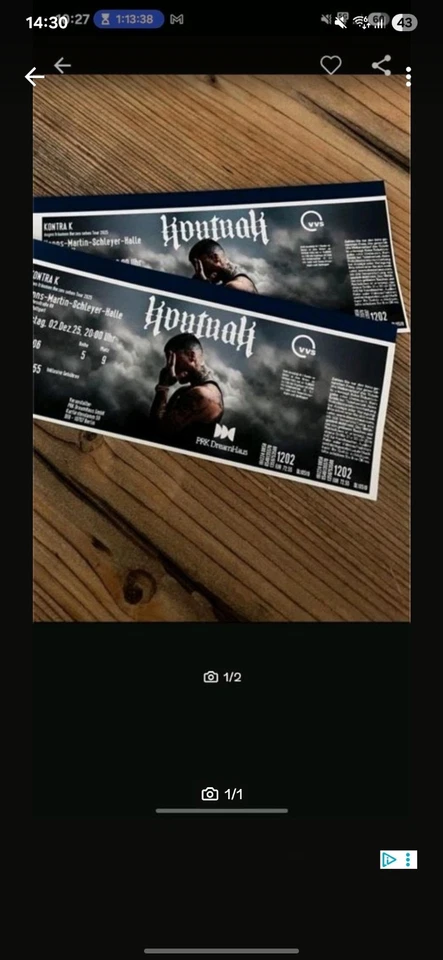 Kontra K karte - Bild 1 von 1