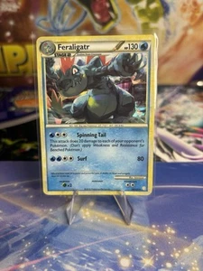 Feraligatr - 20/123 - Cracked Ice Holo Pokemon HGSS - Heart Gold Soul - Imagen 1 de 3