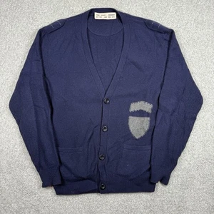 Yigal Azrouel 100% Cashmere Sweater Medium Blue Cardigan - Picture 1 of 7