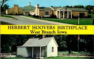 HERBERT STAUBSAUGER Geburtsort WESTZWEIG, Iowa IA Mehrfachansicht Postkarte - Bild 1 von 2