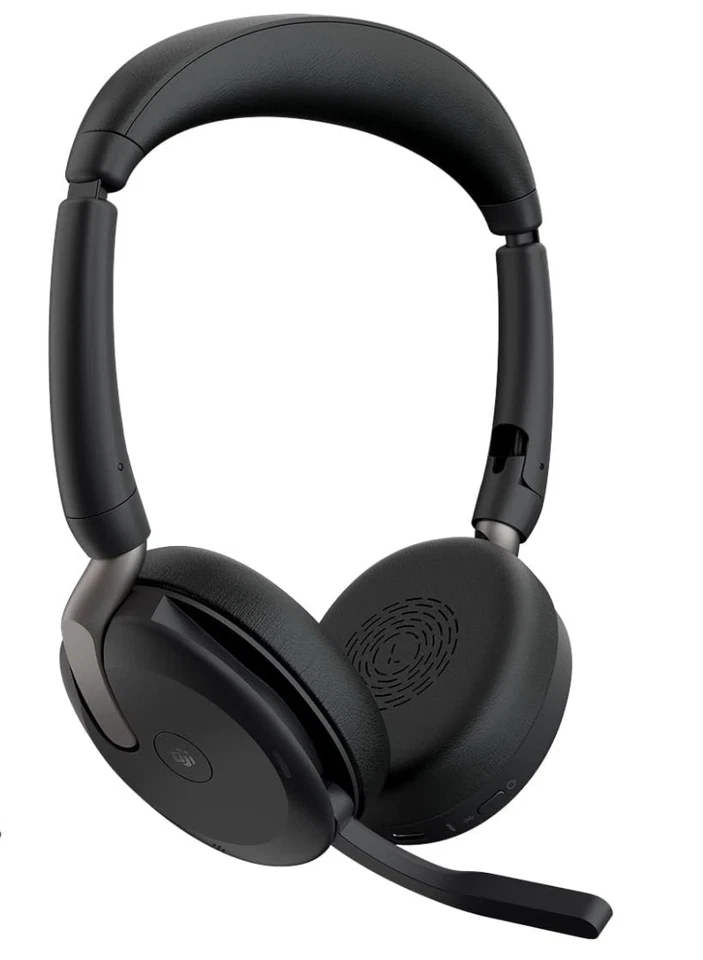 Jabra Evolve2 65 Flex Stereo USB Headset USB-C inkl Wireless-Charger *OHNE STICK - Bild 1 von 4