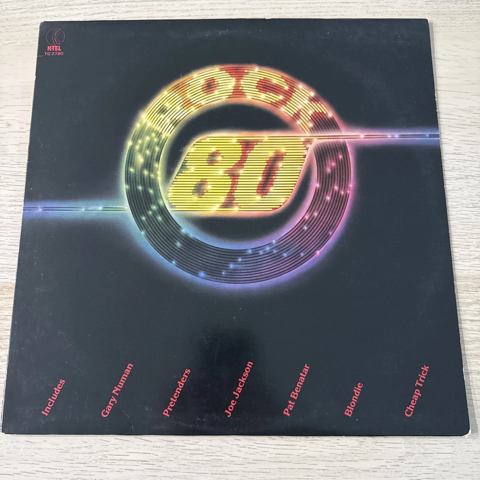 K-TEL Rock 80 Vintage Vinyl LP Record 1980 K-TEL TU-2780 Read Description Foto 1 de 4
