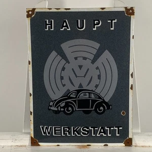 Volkswagen Enamel Sign - 40x30cm (15.7x11.8") - Nice Dealership Old-Looking Sign - Picture 1 of 15