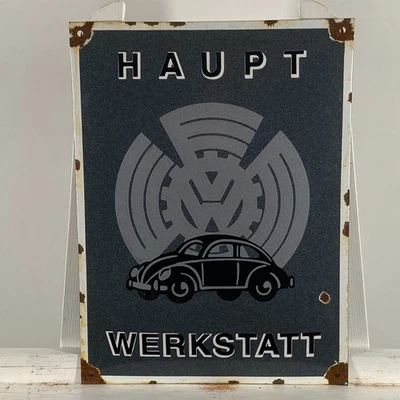 Volkswagen Enamel Sign - 40x30cm (15.7x11.8") - Nice Dealership Old-Looking Sign - Image 1 of 4