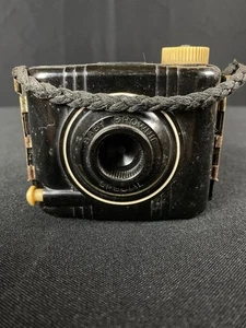 Vintage 1940er Kodak Baby Brownie Spezialkamera Bakelit geflochtene Schnur intakt. - Bild 1 von 5