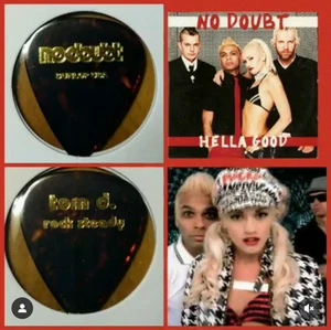 No Doubt 2001 Rock Steady Tour Tom Dumont Gitarren-Plektrum - Bild 1 von 3