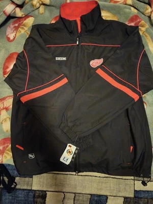 Chaqueta CCM Center Ice Auténtica Detroit Red Wings Intrigue L Nueva Con Etiquetas De Colección Años 90/00 Foto 1 de 4