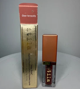STILA - SOMBRA DE OJOS LÍQUIDA de gamuza de larga duración - terracota transparente - 4,5 ml NUEVO - Imagen 1 de 10