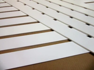PVC Hartschaumplatten 6mm Streifen ca 2kg Reste Weiß Kunststoff Platten 800x97mm - Bild 1 von 3