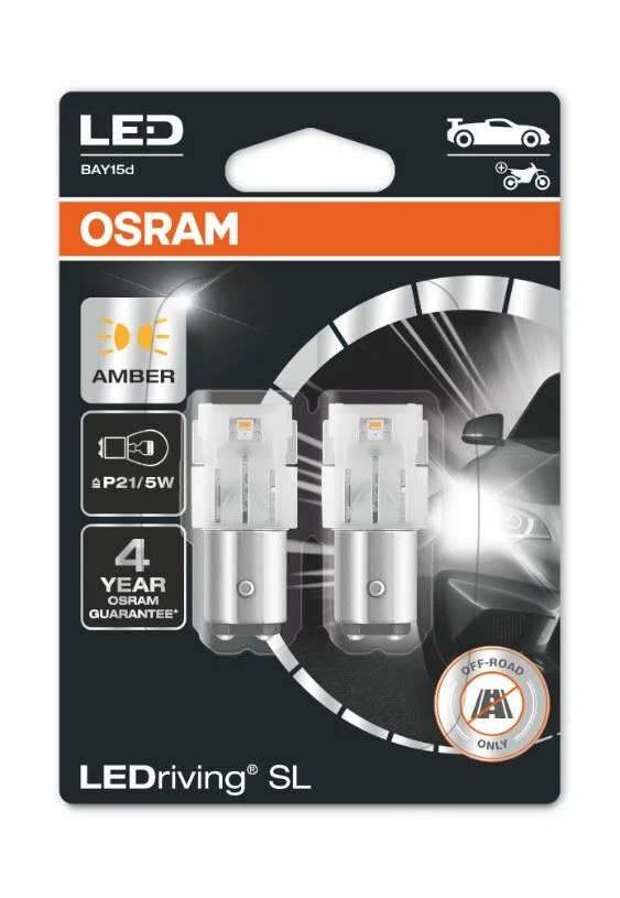 LEDriving SL 7528DYP-02B Non ECE Amber OSRAM P21/5W - Image 1 of 1