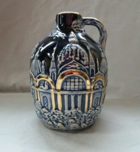 Vintage German Pottery Jug Music Box - Picture 1 of 5