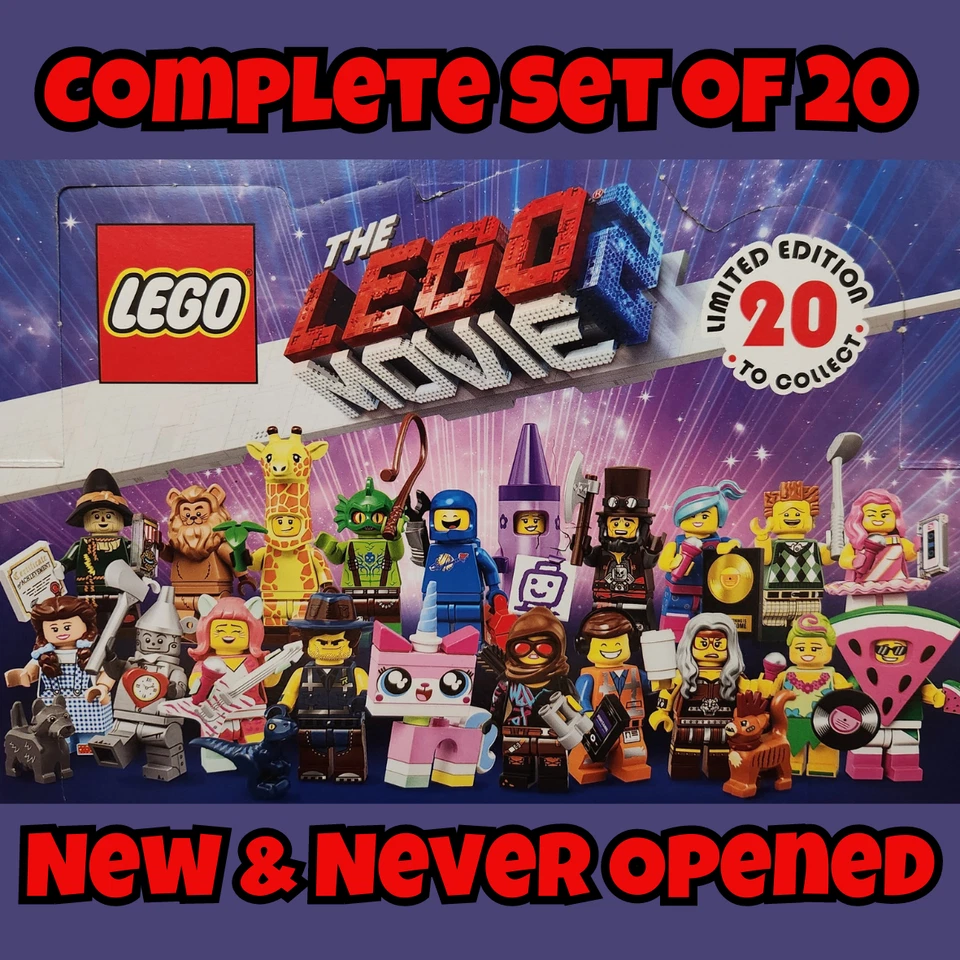 New SEALED Complete Set of 71023: The Lego Movie 2 Collectible Minifigures CMF - Image 1 of 3
