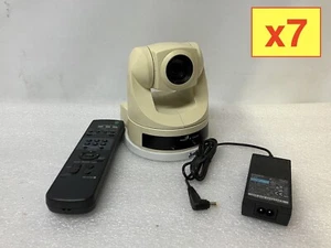 7x Sony EVI-D70P Colour Video PTZ Conference Surveillance Camera w PSU Remote - Picture 1 of 4