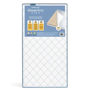 Radiant Diamond Crib and Toddler Mattress, Waterproof, Extra Firm, - Picture 1 of 10