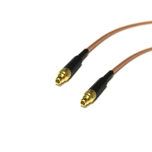 MMCX male straight to MMCX plug ST pigtail cable adapter RG178 15cm 6inch NEW - Picture 1 of 5
