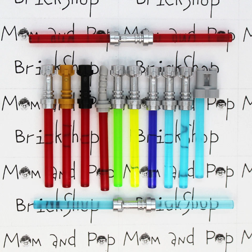 LEGO Lightsaber Star Wars Super Set Yoda Luke Windu Vader Maul Jedi Sith Lote Foto 1 de 4