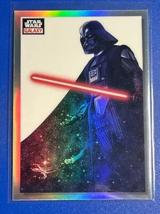 Star Wars Galaxy Chrome 23 Refractor Dark Side Darth Vader #92 - Picture 1 of 3