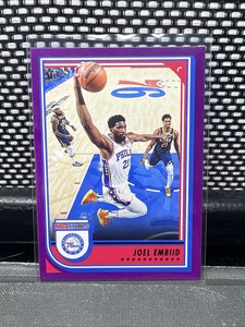 2022-23 NBA Hoops Joel Embiid #30 Purple Parallel SP Philadelphia 76ers