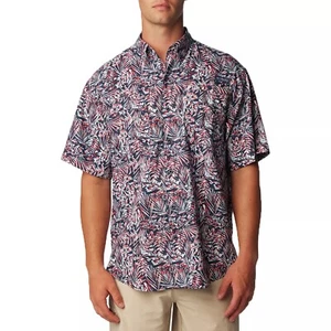 COLUMBIA MEN'S PFG SUPER TAMIAMI SHORT SLEEVE SHIRT LARGE - Picture 1 of 6