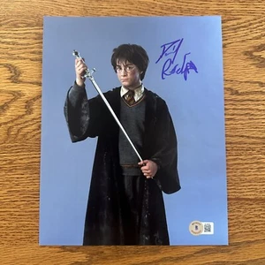 Foto firmata Daniel Radcliffe 8x10 Harry Potter autografo Beckett BAS COA - Foto 1 di 3