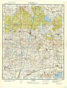 Mapa topográfico militar soviético ruso - ARDEN (Dinamarca), 1:50 000, ed. 1961 - Imagen 1 de 5