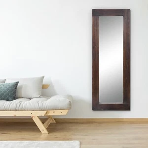 Rustic Industrial Wooden Mirror 165cm – Tall Floor Wall Decor Australian - Picture 1 of 5