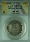 1910-R Italian Somaliland One Rupia Silver Coin Anacs Ef-45 Xf Details (Wb1)