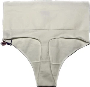 Nuevo con etiquetas Panty YITTY Tanga Cintura Alta Forma Casi Desnuda Marfil Crema M L - Imagen 1 de 8