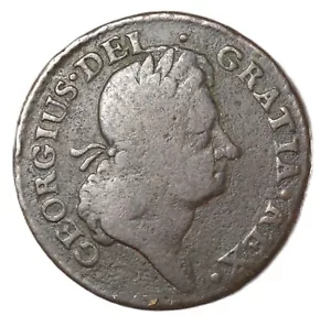 Medio centavo de cobre colonial Woods Hibernia 1723 - Imagen 1 de 2